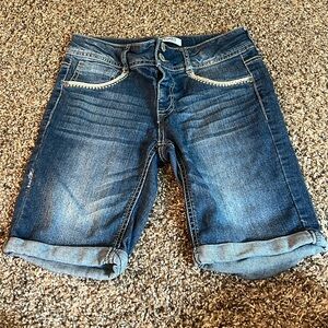 Kids size 14, Mudd blue jean shorts